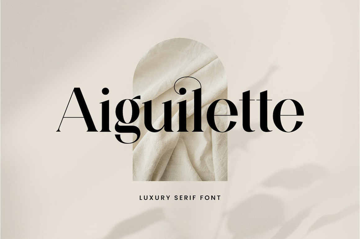 Aiguilette Luxury Serif Font Aiguilette Luxury Serif Font