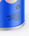 Matte Olive Oil Tin Can Mockup