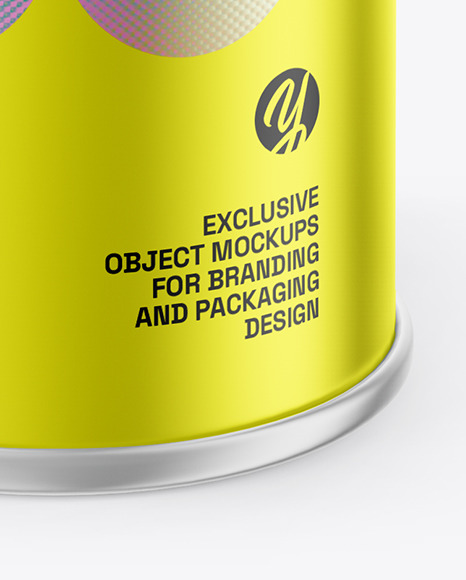 Olive Oli Tin Can Mockup