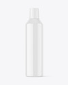 Glossy Plastic Bottle Mockup