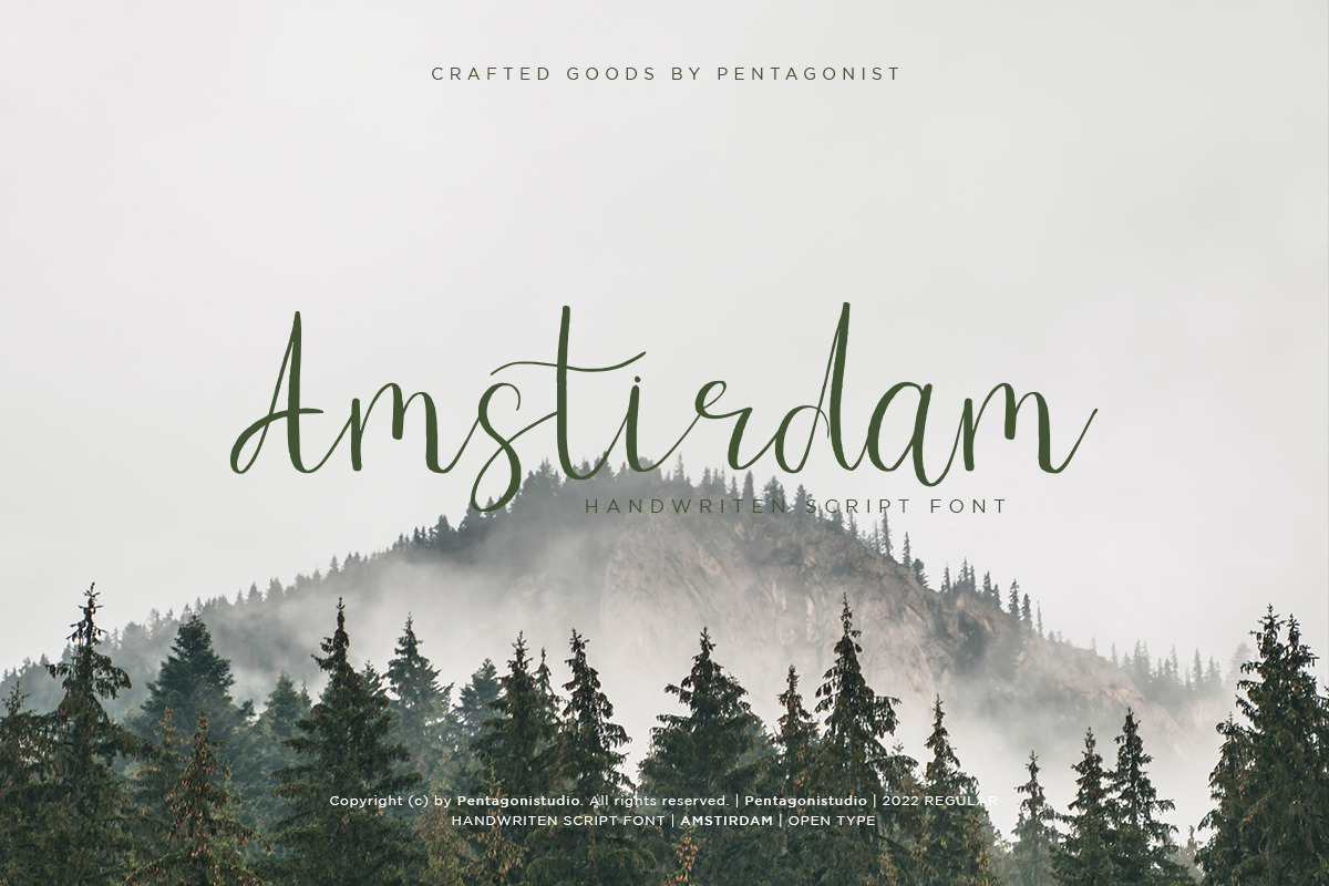 Amstirdam | Handwritten Script Amstirdam | Handwritten Script