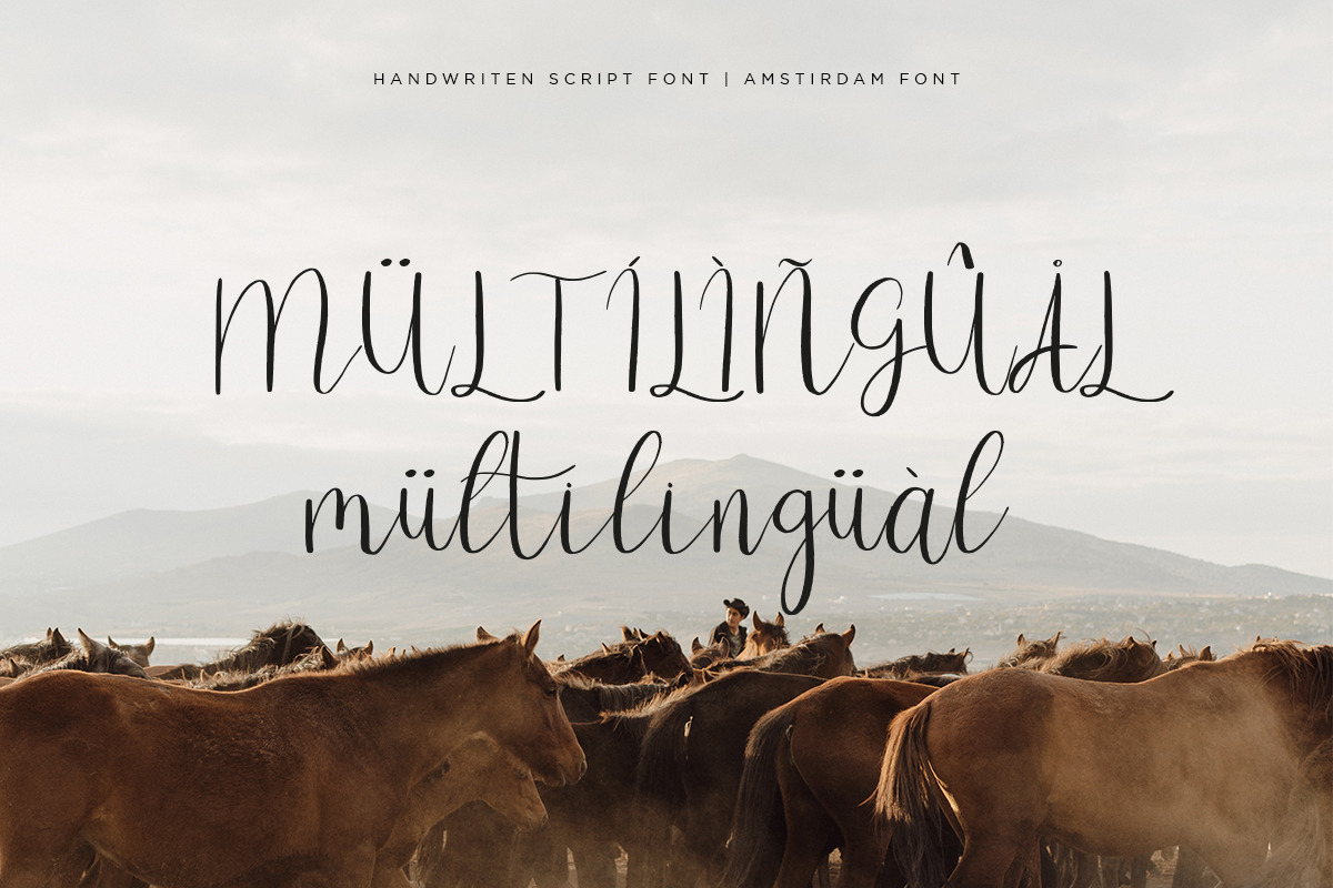 Amstirdam | Handwritten Script Amstirdam | Handwritten Script