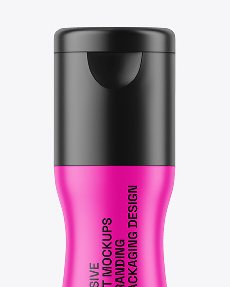 Matte Plastic Bottle Mockup