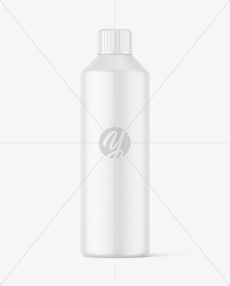 Matte Plastic Bottle Mockup