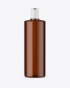 Amber Shampoo Bottle Mockup