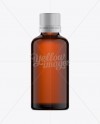 Amber Glass Essential Oil Bottle Mockup