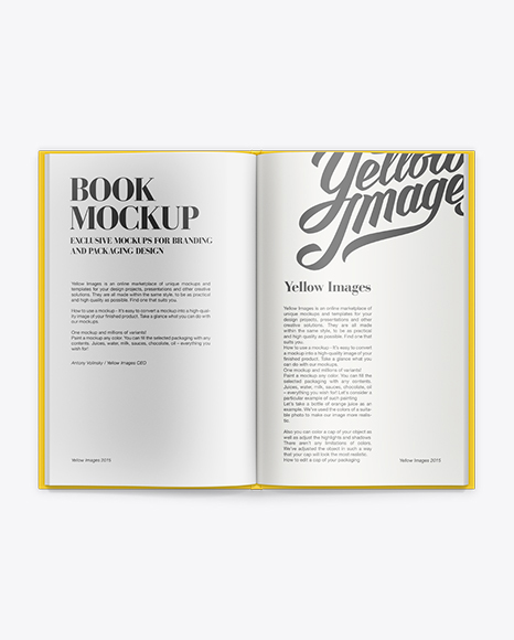 Hardcover Book Mockup