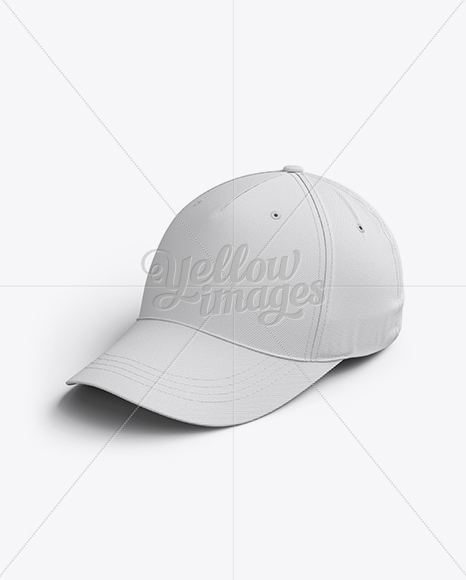 Baseball Cap Mockup / Halfside View