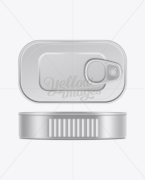 Tin Can W/ Pull Tab Mockup