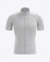 Men's Cycling Jersey Mockup - Front View