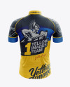 Men's Cycling Jersey Mockup - Back View