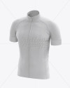 Men's Cycling Jersey Mockup - Front 3/4 View