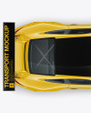 Porsche 911 GT3 Mockup - Top View