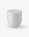 Matte Cosmetic Jar Mockup (High-Angle Shot) Matte Cosmetic Jar Mockup (High-Angle Shot)