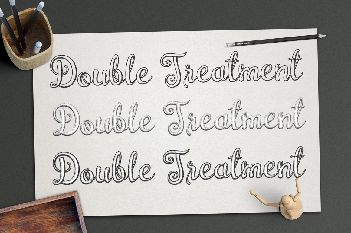 Brazilian Script (3D / LAYERED FONT) Brazilian Script (3D / LAYERED FONT)