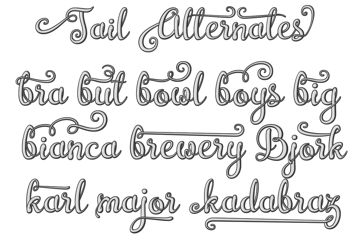 Brazilian Script (3D / LAYERED FONT) Brazilian Script (3D / LAYERED FONT)
