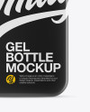 Glossy Plastic Shower Gel Bottle Mockup