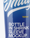 3oz Plastic Bottle In Shrink Sleeve Mockup