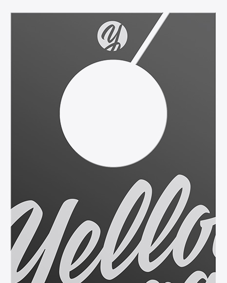 Door Hanger Mockup
