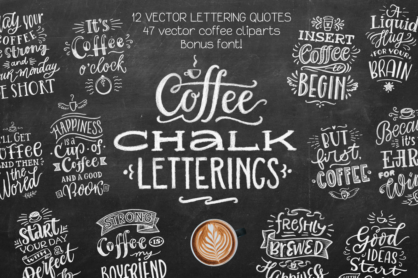 Coffee Chalk Letterings Coffee Chalk Letterings