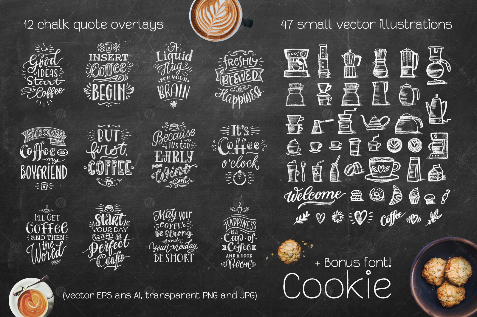 Coffee Chalk Letterings