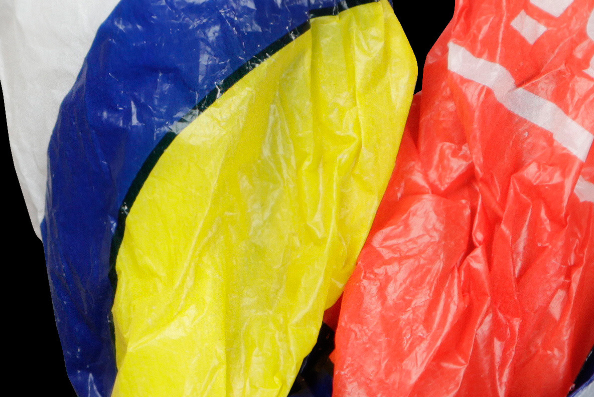 Сolor Plastic Bags Font