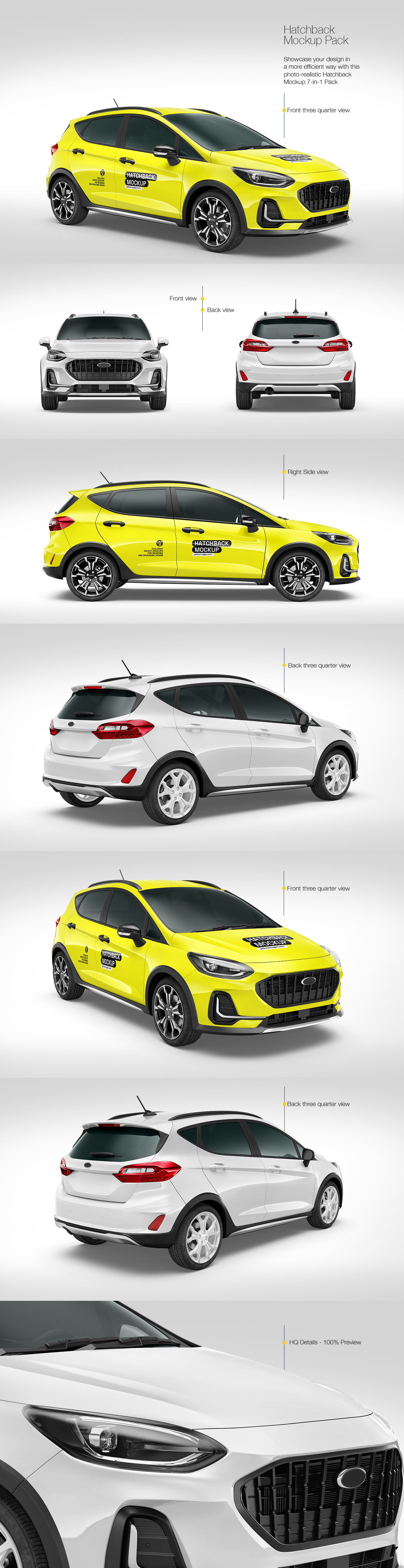 Hatchback Mockup Pack