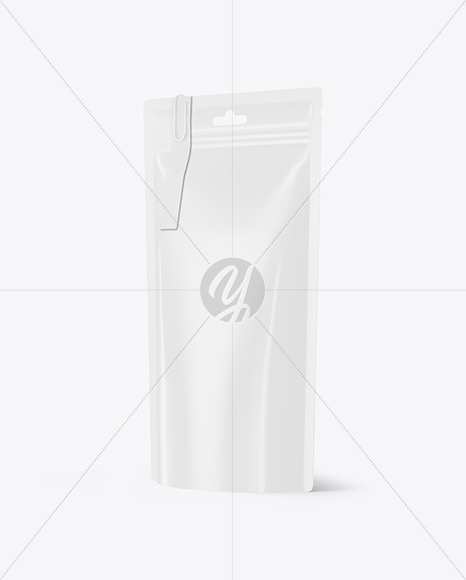 Glossy Stand up Pouch Mockup