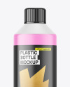 Frosted Plastic Bottle Mockup