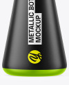 Matte Metallic Bottle Mockup