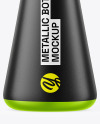 Matte Metallic Bottle Mockup