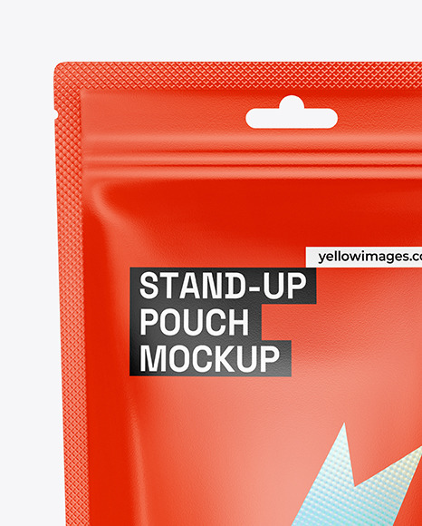 Matte Stand up Pouch Mockup