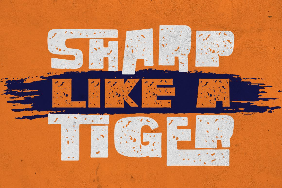Stacked Letter - Bold Display Font Stacked Letter - Bold Display Font