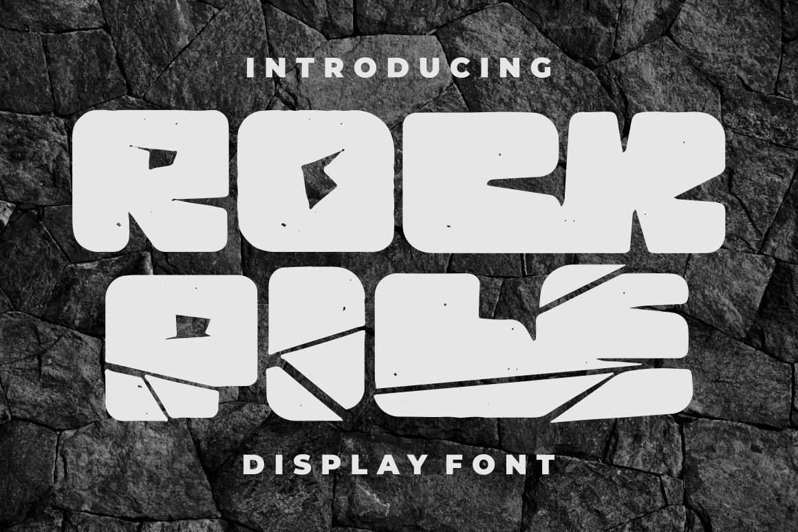 Rock Pile - Display Font