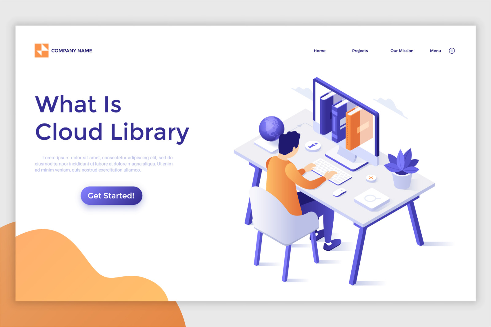 14 Isometric Templates. Cloud Library &amp; Translation Services