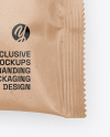 Kraft Paper Snack Package Mockup