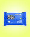 Kraft Paper Snack Package Mockup