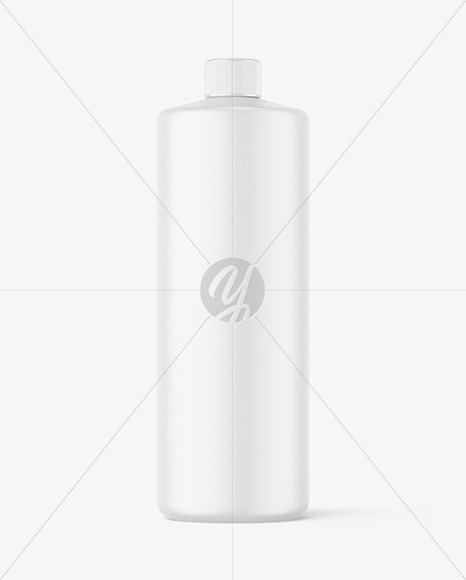 Matte Plastic Bottle Mockup