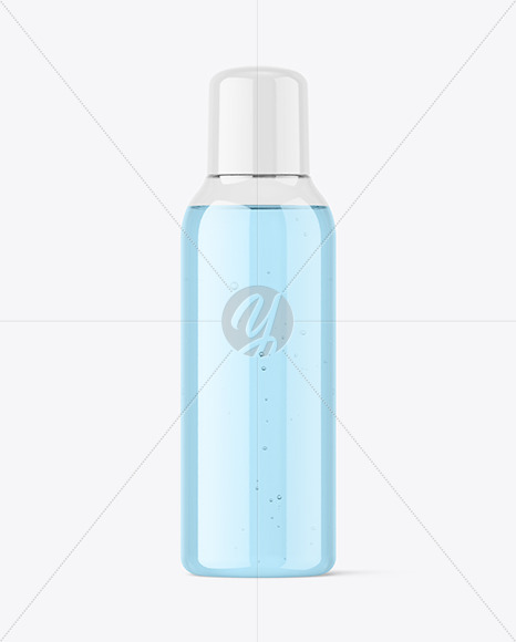 Clear Plastic Bottle Mockup