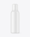 Glossy Plastic Bottle Mockup