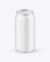 Matte Aluminium Drink Can Mockup