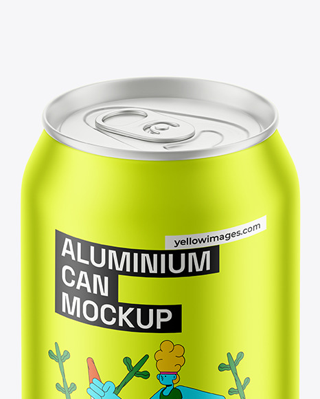 Aluminium Drink Can Mockup