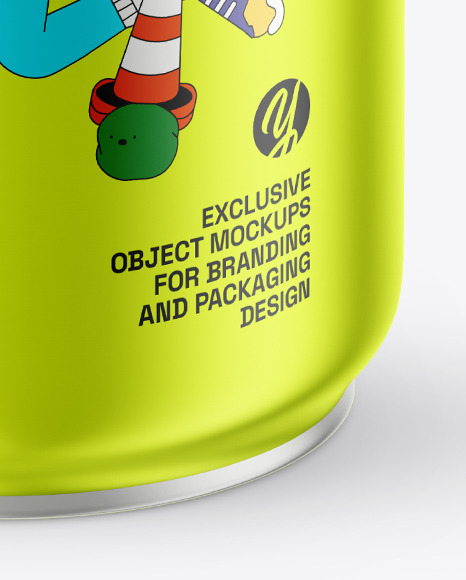 Aluminium Drink Can Mockup