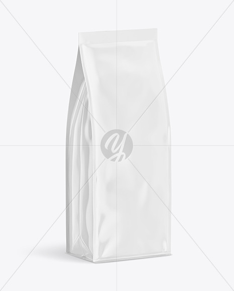 Glossy Coffee Bag Mockup