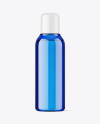 Blue Plastic Bottle Mockup