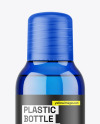 Blue Plastic Bottle Mockup