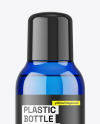 Blue Plastic Bottle Mockup