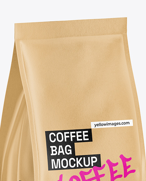 Kraft Coffee Bag Mockup