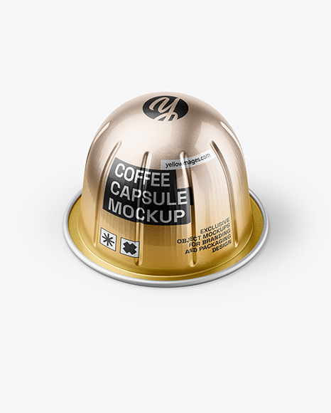 Metallic Coffee Capsule