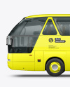 Bus Mockup - Left Side View